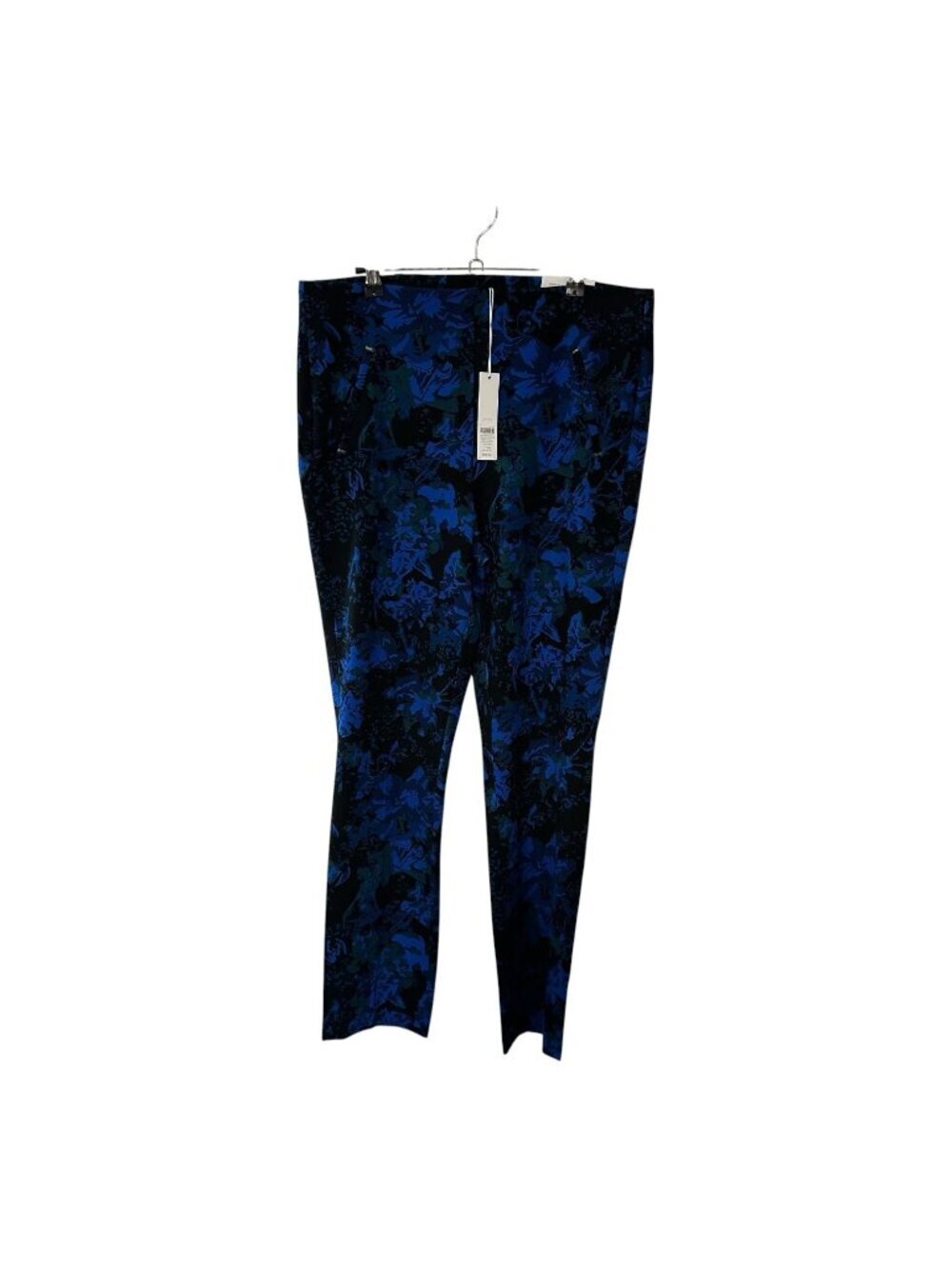 Chicos So Slimming Ankle Pants Juliet Dark Floral Women’s Size 1.5 US 10R NWT